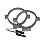 Хомут ПП 110 мм с дюбелем и саморезом ММП