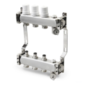 Коллектор. группа 1" 3 выхода 3/4" с ручн. вент. на обр.