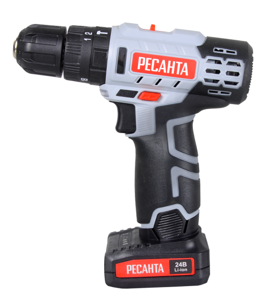 Дрель-шуруповерт аккумуляторная Ресанта ДА-24-2ЛК-У