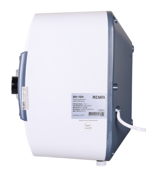 Водонагреватель накопительный ВН-10Н Ресанта