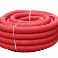 Труба  гофрированная под кабель (красная)  