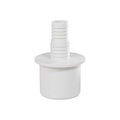 Заглушка со штуцером для сливных шлангов БЕЛАЯ